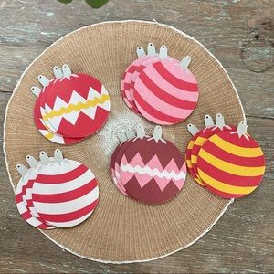 Vintage IKEA SNOFINT Christmas Coasters Lot of 20